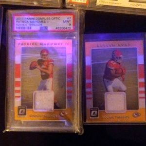 2017 Patrick rookie thread PSA 9 also Kareem hunt Ricky thread